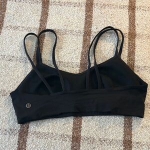 lululemon athletica Classic Black Strappy Sports Bra